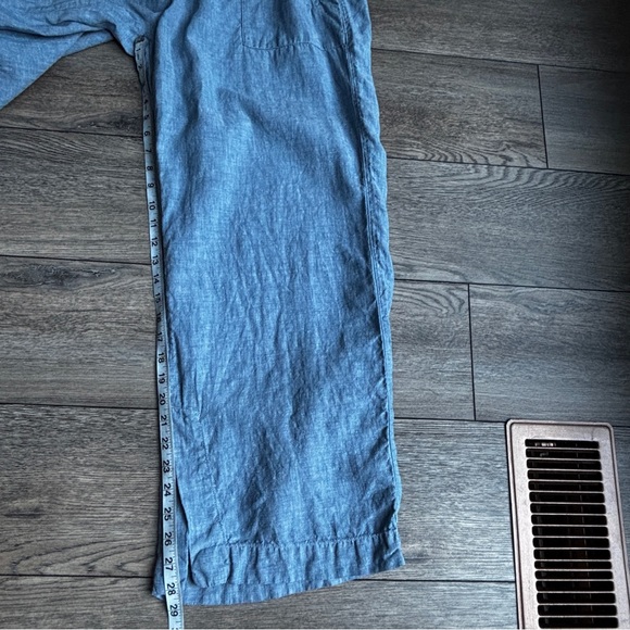 Women's Blue Casual Pants - Picture 9 of 15